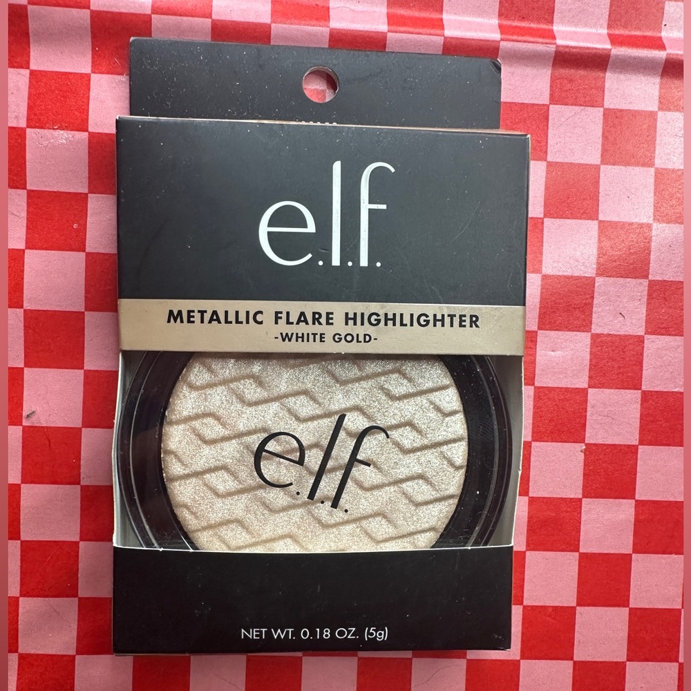 ELF Metallic Flare Highlighter - White Gold NIB